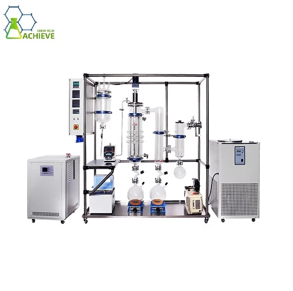 Glass Wiped Film Evaporator | Lab‑Scale Thin Film Distillation Unit factory