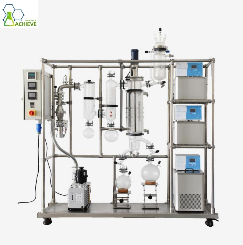 Glass Wiped Film Evaporator | Lab‑Scale Thin Film Distillation Unit