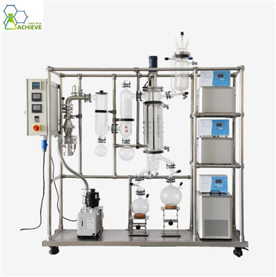 Hybrid Wiped Film Distillation Unit | 0.25m² Molecular Distillation System